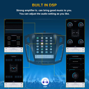 FORD Focus 2012 için-İç aksesuar Android oto Dashboard için araç ses Video radyo çerçeve paneli - Product Image 4