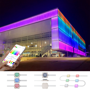 Outdoor Engineering DMX512 DC24V 6PCS <strong>LEDS</strong> 40MM RGB Point Light Source <strong>Pixel</strong> Light for Landscape - Product Image 4
