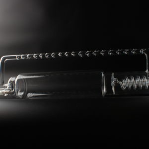 Tùy chỉnh trong suốt ống thủy tinh thạch anh condenser cuộn dây thạch anh ngưng tụ ống cho phòng thí nghiệm - Product Image 6