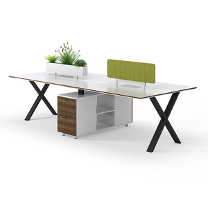 Factory Customization Hot Employee Office <strong>Partition</strong> Cubicle Staff <strong>Modular</strong> 6 Seater Workstation <strong>System</strong> - Product Image 6
