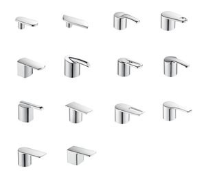 Sky-1022 đánh bóng sáng bóng Chrome kẽm lưu vực vòi hoa sen Mixer vòi nước phù hợp kẽm vòi xử lý - Product Image 4