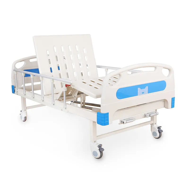Producto spot manual cama de enfermo cama médica ajustable paciente mayor cuidado en el hogar 2 funciones cama de enfermería cama de hospital