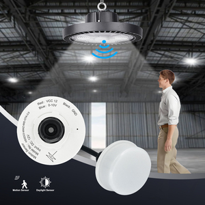 Sensor de Radar de microondas con luz Led sensible Detección de presencia de movimiento Sensor de movimiento infrarrojo para luz