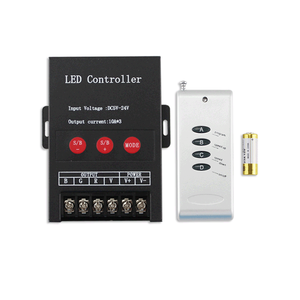 DC5V-24V 30A высокой мощности 360 Вт с беспроводным модулем затемнения 4 клавиши RGB RF пульт дистанционного управления для светодиодной полосы света блок лампы - Product Image 1
