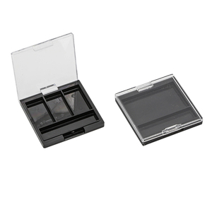 3 Color Empyty Eyeshadow Palette Private Label Custom Cosmetics Blush Powder <strong>Compact</strong> <strong>Make</strong> Your Own Eyeshadow Palette - Product Image 2