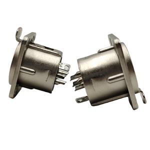 XLR ขั้วต่อ3pin ตัวเมียซ็อกเก็ตตัวเมียซ็อกเก็ตตัวเมีย XLR 3ขาขาขา XLR ตัวเมียปลั๊กสี่เหลี่ยมขั้วต่อ XLR 3ขา - Product Image 6