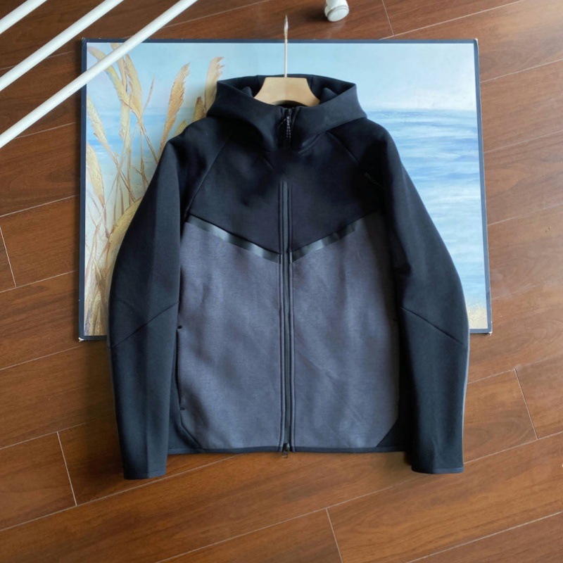 Sweat à capuche noir gris foncé