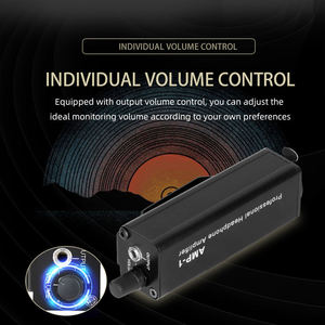 AMP-1 Mini amplificador de auriculares de diseño compacto portátil profesional XLR a interfaz de Audio de 3,5 MM amplificador de Audio HiFi