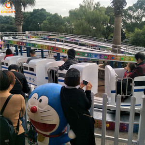 Mô Hình Mô Phỏng Thu Hút Công Viên Giải Trí Cho Trẻ Em Mô Hình Đường Sắt Tốc Độ Cao Mini Shuttle Train Ride For Sale - Product Image 4