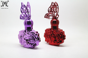 Chai Nước Hoa Thủy Tinh Hình Bướm Độc Đáo 100Ml Có Nắp Bạc - Product Image 6