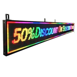 Wifi Programmable Scrolling LED Sign <strong>Message</strong> Board Full Color Text Image Animation <strong>Display</strong> Electronic Rolling Screen - Product Image 1