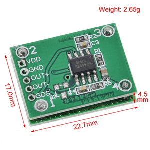 Módulo de interruptor de sensor de microondas de radar Doppler LV002 de 8-15M, placa de sensor de detector de radar de CC 6-40V para pasillo de ocasión de patio - Product Image 3