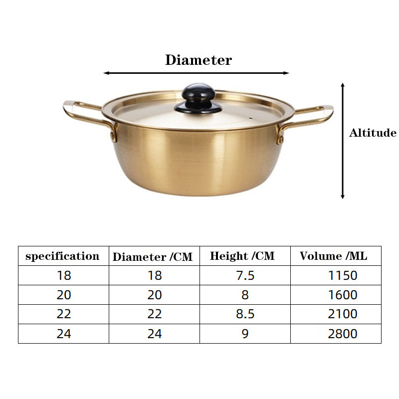 Gold with lid