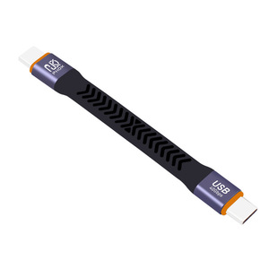 Typ c Datenkabel USB3.2 Gen2 männlich zu weiblich USB3 Kurzplattenkabel 40Gbps schnelles Aufladen Gerades Typ-C zu Typ-C-Kabel - Product Image 2