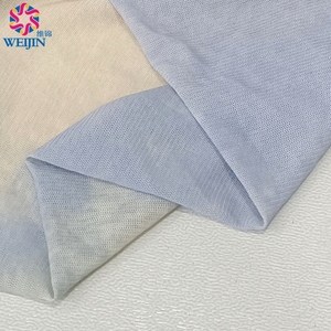 Nhuộm Thiết Kế 90gsm Polyester 94% Spandex 6% Hàn Quốc Net Đàn Hồi Điện Lưới Đan Vải Hữu Cơ Cho Thể Thao Quần Áo Đồng Phục - Product Image 3