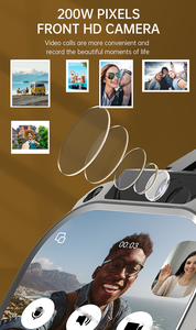 Oem 2025 Smartwatch AMOLED hiển thị cuộc gọi video GPS Wifi 2GB + 16GB ngủ Tracker lịch Android Q80 thông minh xem người đàn ông - Product Image 3