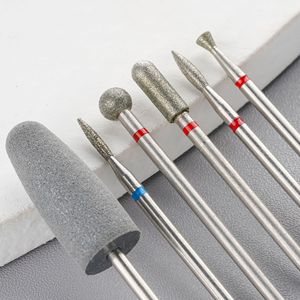 2.5mm Flame Shape Diamond Nail Bit High Quality Manicure Tools for Cuticle Clean Diamond Nail Bits Nail Drill Bit - Product Image 5