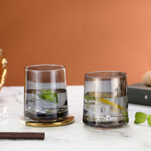 270ml Classic <strong>Gray</strong> Transparent Tumbler for Whiskey Vodka Wine Shot <strong>Glass</strong> Design for Household Parties With Sublimation Feature - Product Image 2