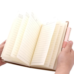 Wholesale A4 A5 A6 Journal PU Cover <strong>Notebooks</strong> Customizable for School with 5 Colors Sticky PET Flags and Ball Pen - Product Image 5