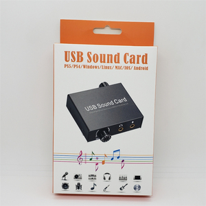 External <strong>USB</strong> Sound <strong>Card</strong> with Volume Control <strong>Output</strong> and Bass Knob Adjustment Stereo Audio Adapter with 3.5mm Microphone for PS4 - Product Image 6