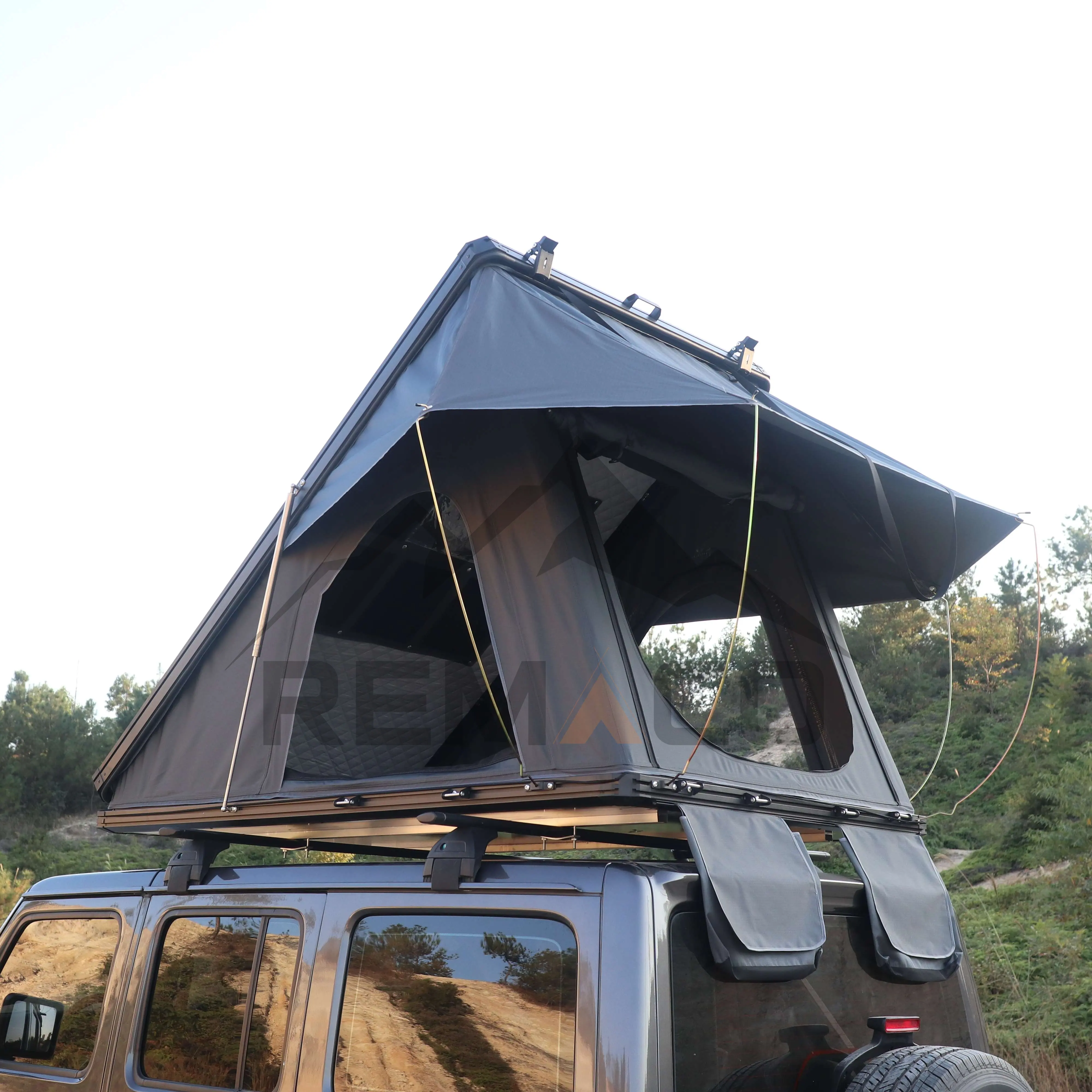 Camping Automatische Tent Op Het Dak Van De Auto, Hardshell Geïsoleerd Lichtgewicht Daktent Met Gratis La