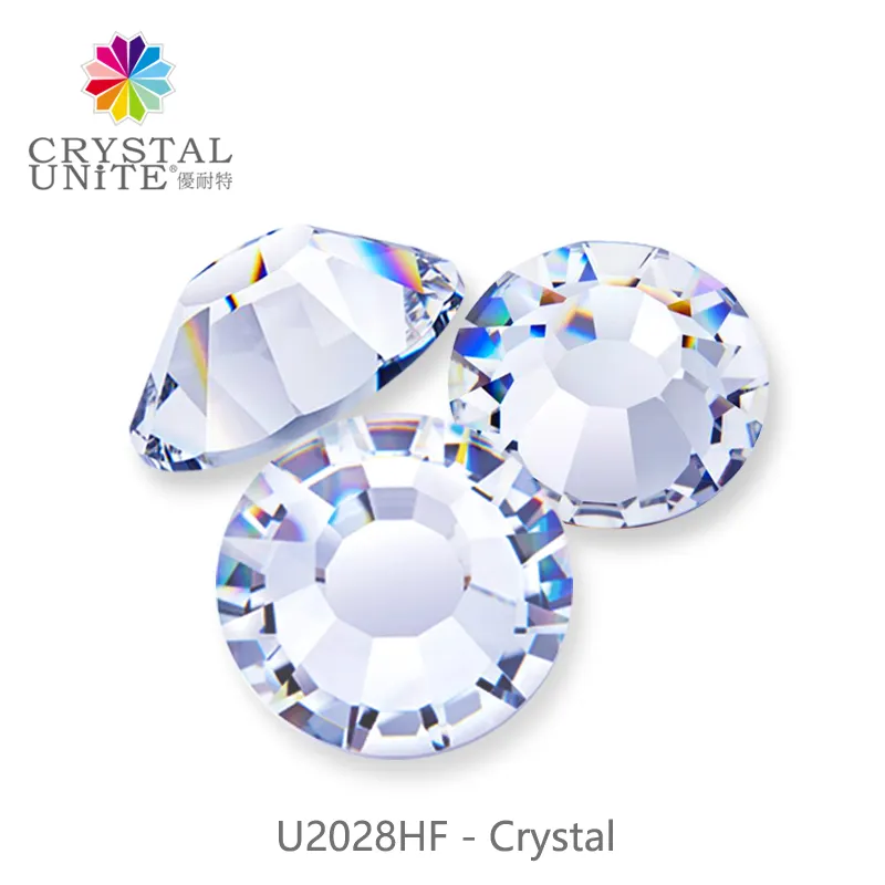 Diamantes de imitación de alta calidad U2028, fijación en caliente, diseño personalizado, transferencia de calor de piedras preciosas