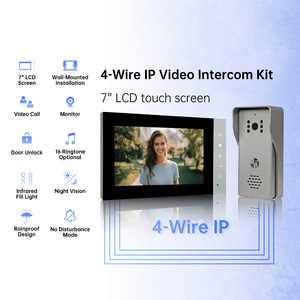 Trudian 7 &quot; Home LCD <strong>Touch</strong> Screen Video Door Phone Remote Waterproof IP65 Home Video <strong>Intercom</strong> Electronic Door Opening <strong>System</strong> - Product Image 3