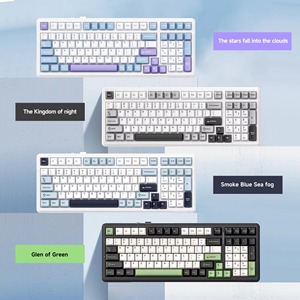 AULA F99 2023 Best Selling DIY RGB Backlit 87-<strong>Key</strong> Wireless Mechanical Gaming <strong>Keyboard</strong> <strong>Custom</strong> <strong>Key</strong> Design Hot-Swap Gasket - Product Image 6