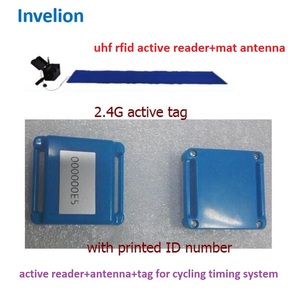 Go karting 2.45g ricevitore uhf rfid active loop antenna + 125k trigger rfid active tag per sistema di chip di temporizzazione transponder attivo - Product Image 3
