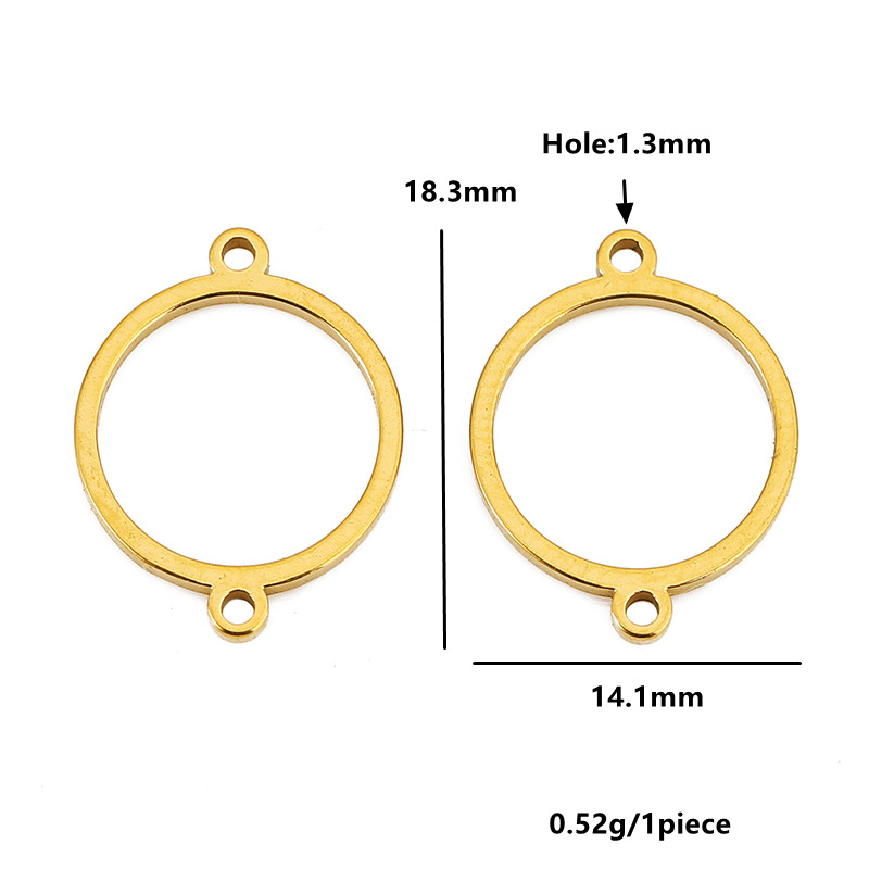 Couleur or, 14,1*18,3 mm
