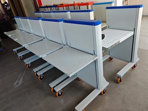 Non-powered Lifting <strong>Platform</strong> Vertical Adjustable <strong>Platform</strong> Trolley Automatic Spring Lifter <strong>Loading</strong> <strong>Unloading</strong> Handling Trolley - Product Image 4