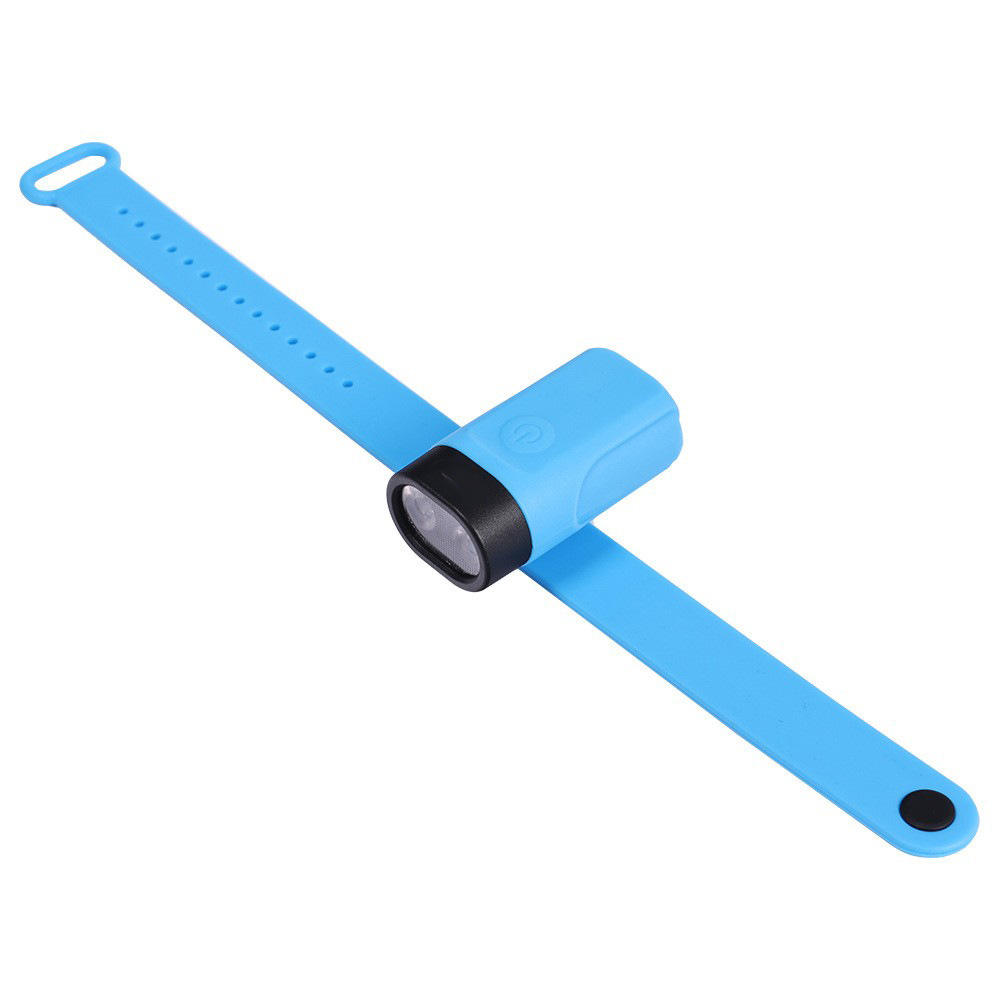 Luz azul para la muñeca.