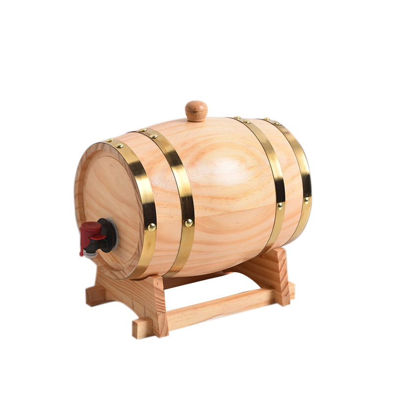 Dispensador De Barril De Vino Mesa De 3l Marrón Amarillento Dispensador De Barril De Vino Mesa De 3l Marrón Amarillento