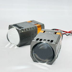 เลนส์โปรเจคเตอร์รถยนต์ LED 12V Bi LED 1.8นิ้วเลนส์เมทริกซ์สำหรับดัดแปลงและอัปเกรด - Product Image 1