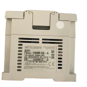 Controllore logico programmabile FX3U-128MR/ES-A originale Mitsubishi PLC, PAC con 64 ingressi/64 uscite (relè) - Product Image 1