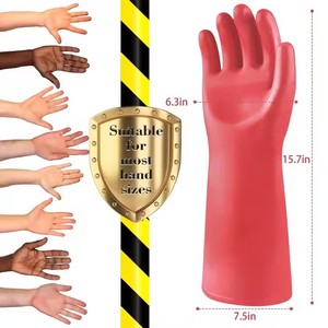 CE Certified 10KV <strong>12KV</strong> 20KV 35KV Insulated <strong>Gloves</strong> with Anti-Slip Anti-Static Anti-Impact Fireproof Anti-Heat Functions