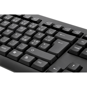 Nordic French Spanish Layout Full Sized 104-Keys USB Wired Silent Ergonomic Membrane <strong>Numeric</strong> <strong>Keypad</strong> <strong>Keyboard</strong> for PC - Product Image 3