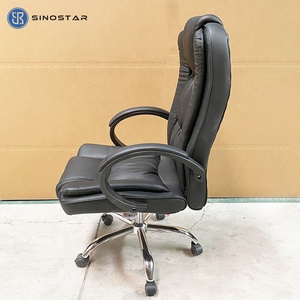 Uzun ömürlü dayanıklı deri yönetici tarzı çağdaş tasarım ile ergonomik ofis koltuğu - Product Image 2