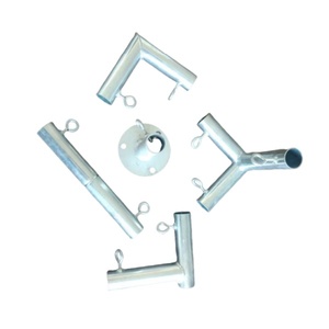 Chuyên nghiệp tùy chỉnh tấm kim loại chế tạo tán phụ kiện 3 chiều "t phù hợp" Kết nối 1 "phẳng mái trung tâm Lều phù hợp - Product Image 2