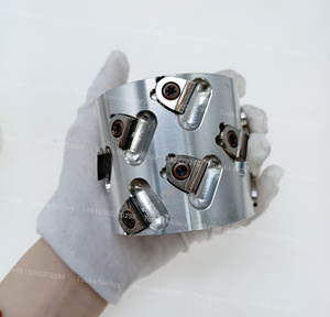 TUOKE TK587 Woodworking Tools <strong>PCD</strong> <strong>Cutter</strong> Milling Bit 80x56x30 for Diamond Pre-milling <strong>Cutter</strong> - Product Image 5