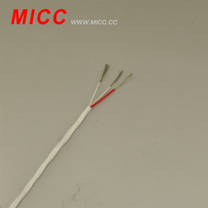 MOQ: 500m RTD-PTFE /PTFE/ekran-3*<span class=keywords><strong>13</strong></span>/0. <span class=keywords><strong>2</strong></span> paslanmaz çelik yuvarlak tel örgü, 85% minimum kapsama termokupl tel