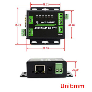 Eparthub工业级RS232 RS485至以太网协议转换器，用于恶劣环境下的可靠网络集成 - Product Image 2