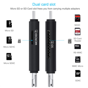 SD-Kartenleser USB C-Kartenleser 3-in-1-USB2.0 TF/Mirco SD-Smart-Speicher kartenleser Typ C OTG-Flash-Laufwerk-Kartenleser adapter - Product Image 5
