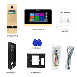 Smart Access Control <strong>System</strong> <strong>Intercom</strong> Doorbell 720p Camera with Network Cable <strong>Video</strong> Call Visual Apartment Doorbell - Product Image 1
