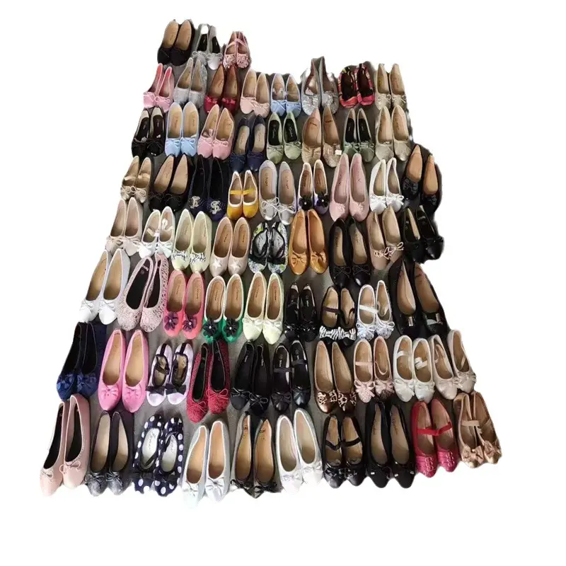 أحذية تصفية للفتيات الصغيرات أحذية مفتوحة من البولي يوريثاليت غير رسمية للتخليص رخيصة الثمن حذاء قارب مسطح
