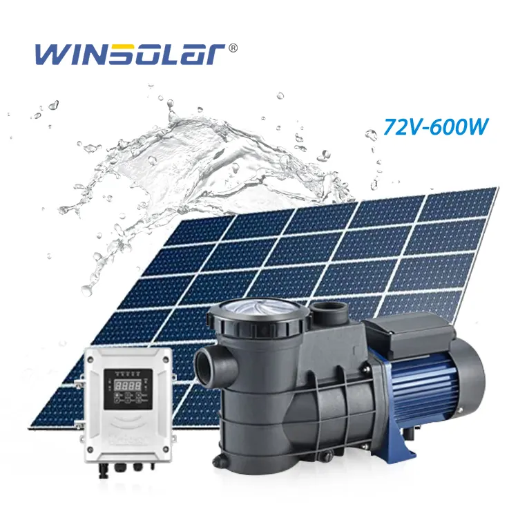 Kit pompa solare per piscina WINSOLAR dc 72v 600w per piscina