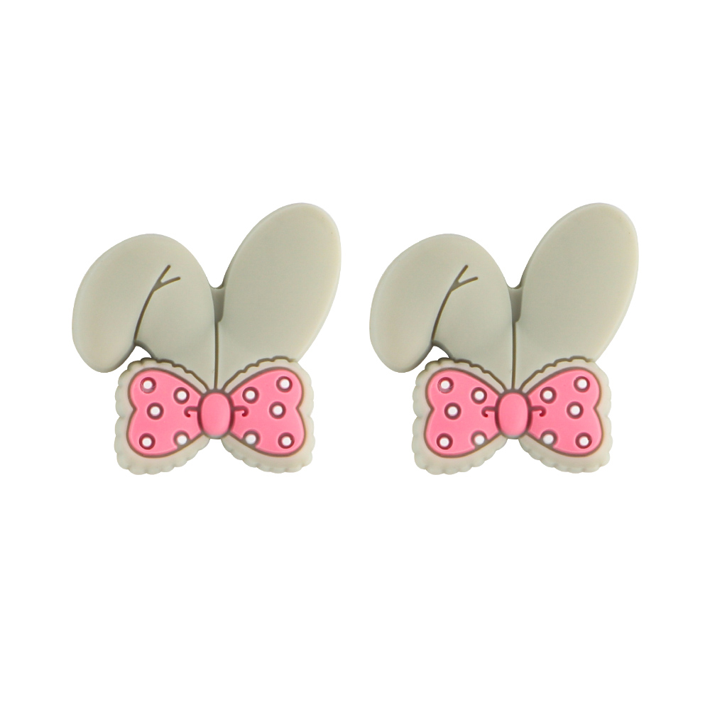Oreilles de lapin Perle focale Gris clair SA208