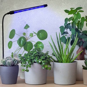 หลอดไฟ LED สำหรับปลูกพืชพร้อมตัวจับเวลาหลอดมีหนามสีน้ำเงินและแดงสำหรับปลูกพืชอวบน้ำสมุนไพรดอกไม้และต้นกล้า - Product Image 1