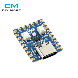 RP2040 RP2040-Zero สำหรับบอร์ดพัฒนา Raspberry Pi ไมโครคอนโทรลเลอร์, บอร์ดคู่คอร์เท็กซ์ M0 + โปรเซสเซอร์2MB แฟลช - Product Image 1
