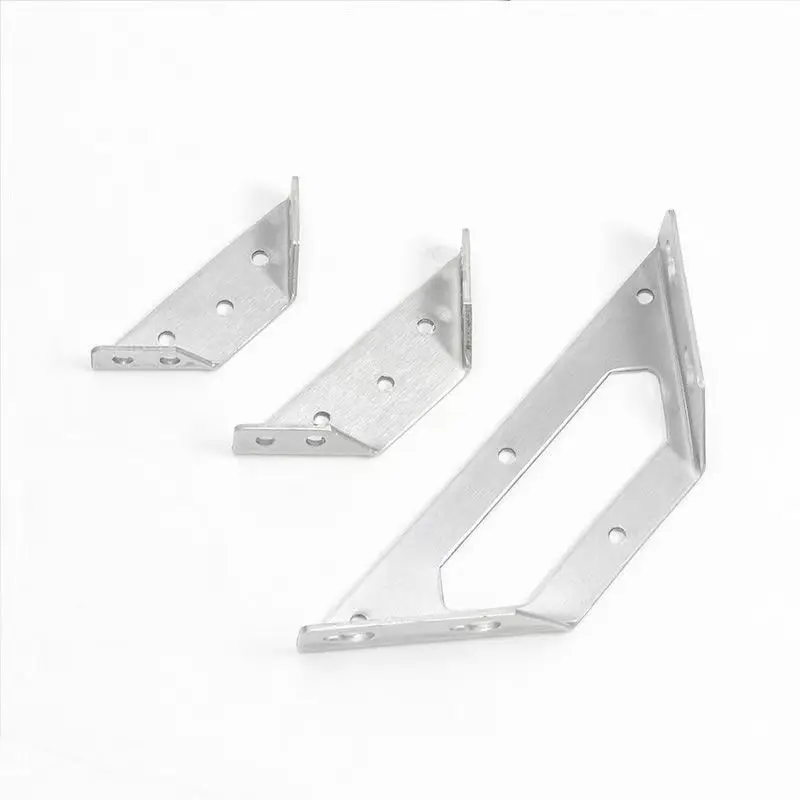 Staffa angolare per mobili in acciaio inossidabile con bretelle angolari che si renda mensole staffa galleggiante a parete